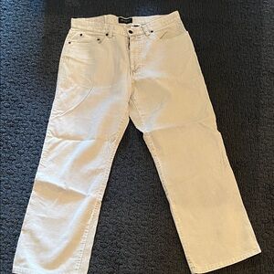 Eddie Bauer Beige Corduroy Pants 34x30